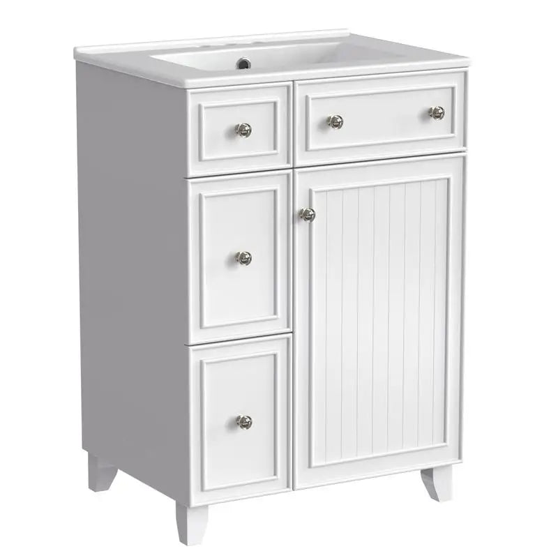 Bath Vanity with Ceramic Sink