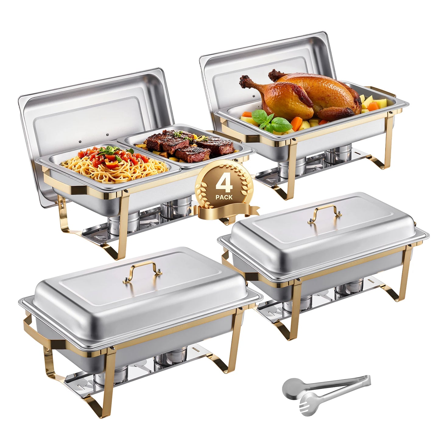 Stainless Steel Chafer with Catering Warmer Server