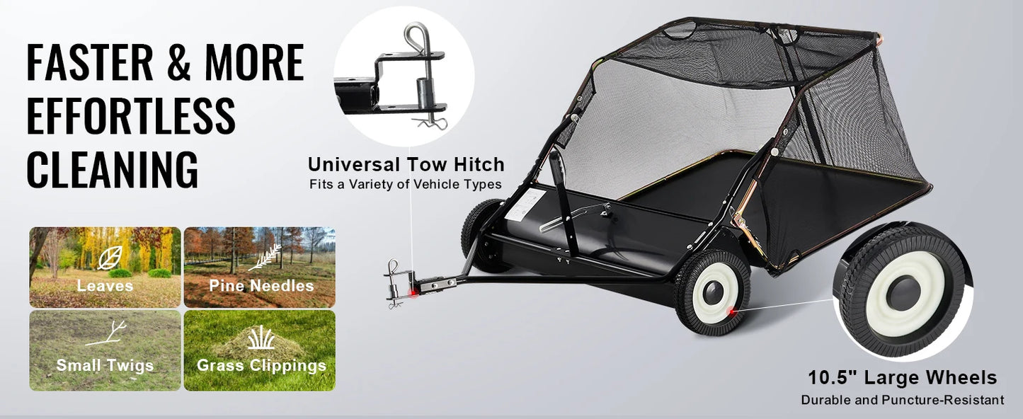 Heavy Duty Leaf Grass Collector Adjustable Height