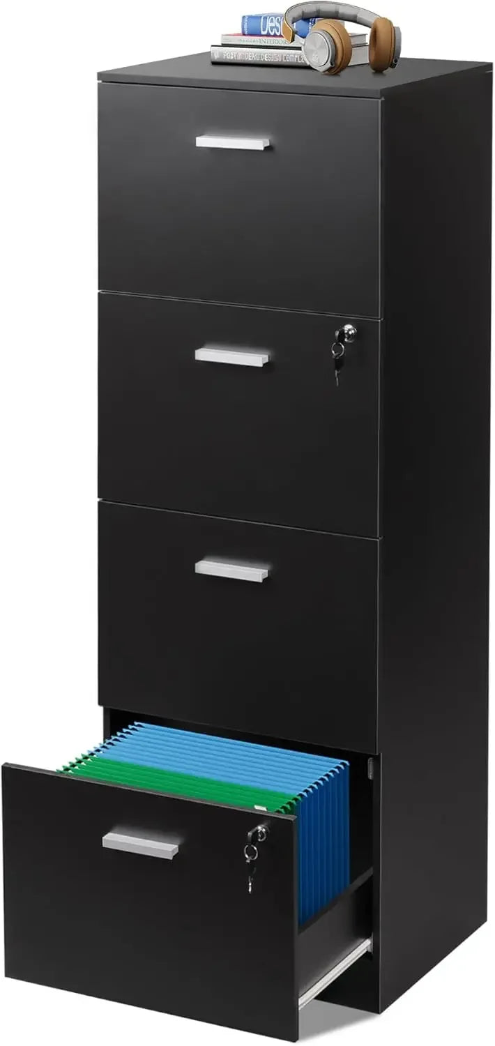 Vertical Filing Cabinet with Lock