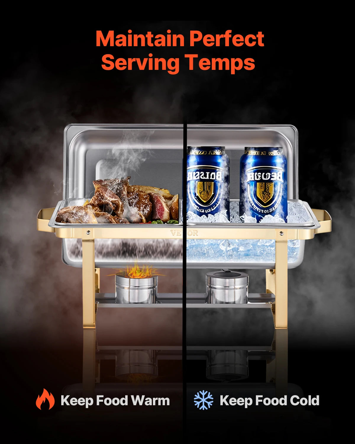 Stainless Steel Chafer with Catering Warmer Server