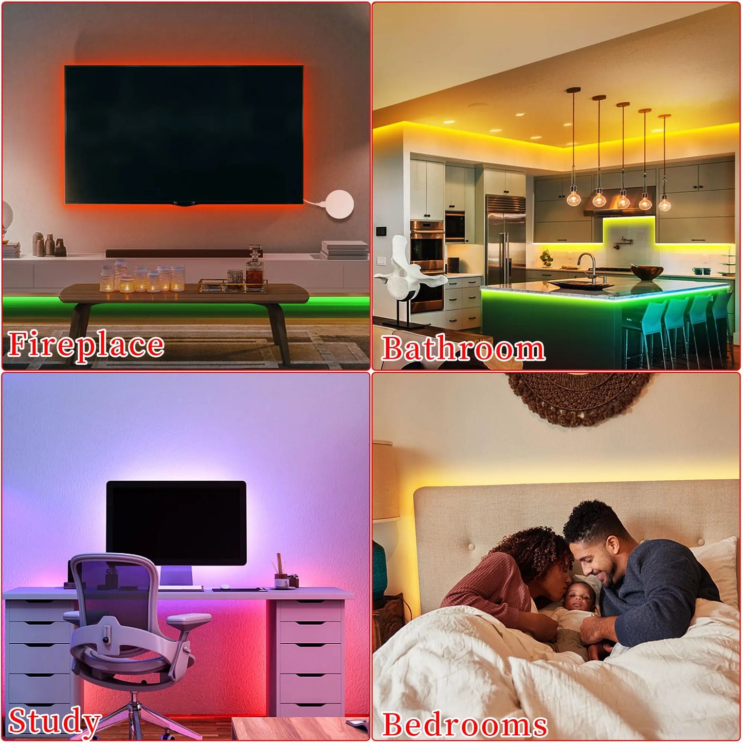 LED Strip Lights - Color-Changing