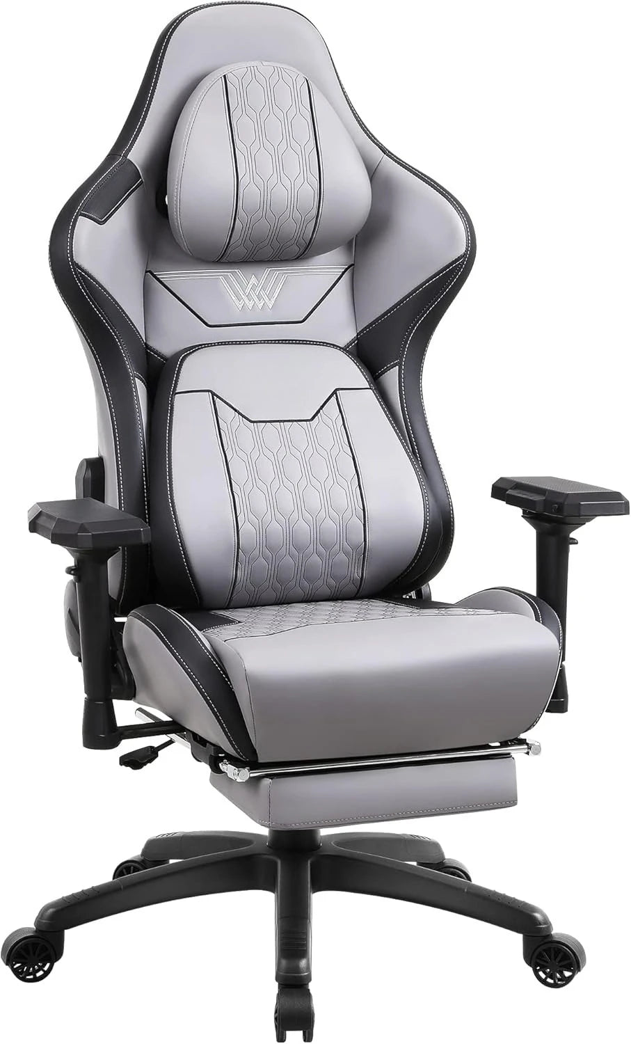 Big and Tall Gaming Chair with Footrest