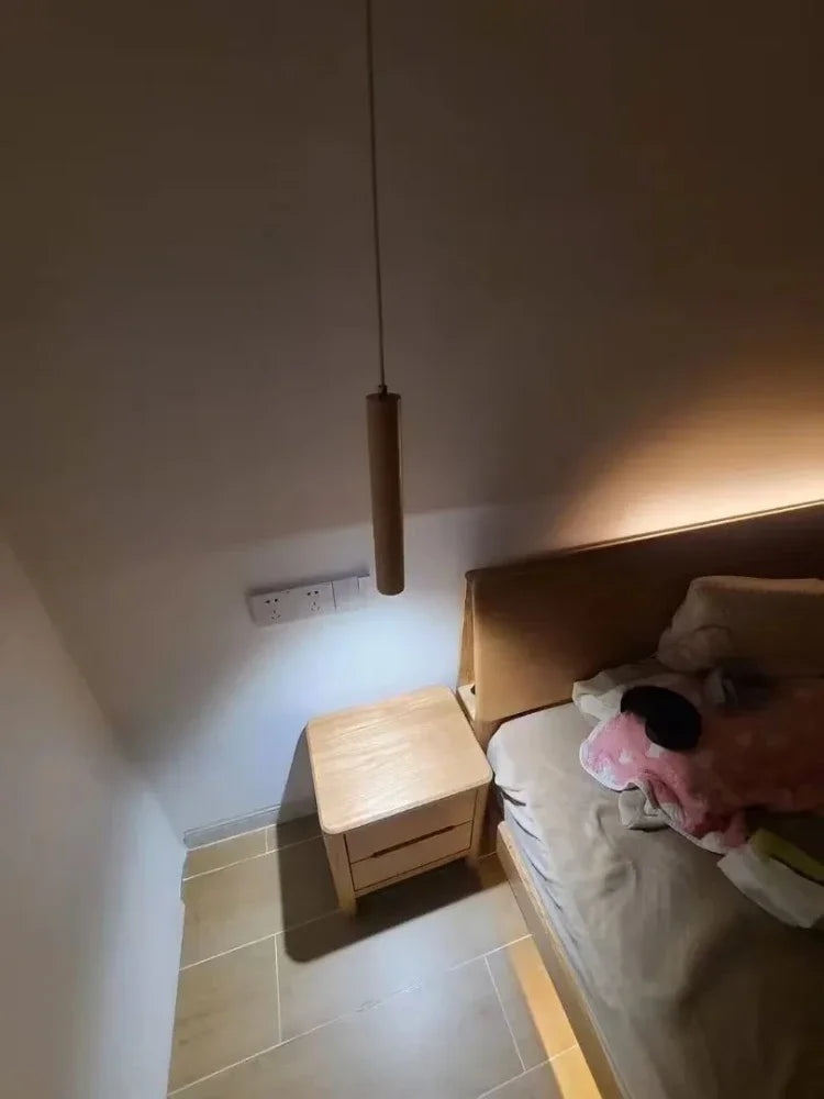 Modern Minimalist Wooden LED Pendant Light