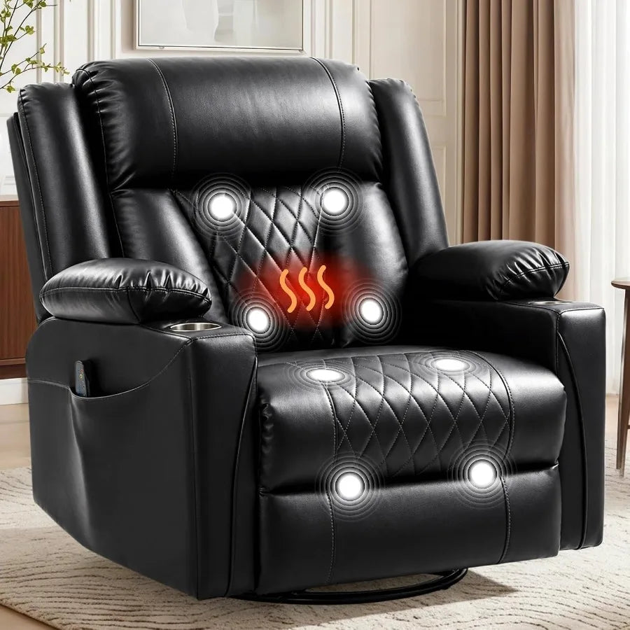 Faux Leather Recliner