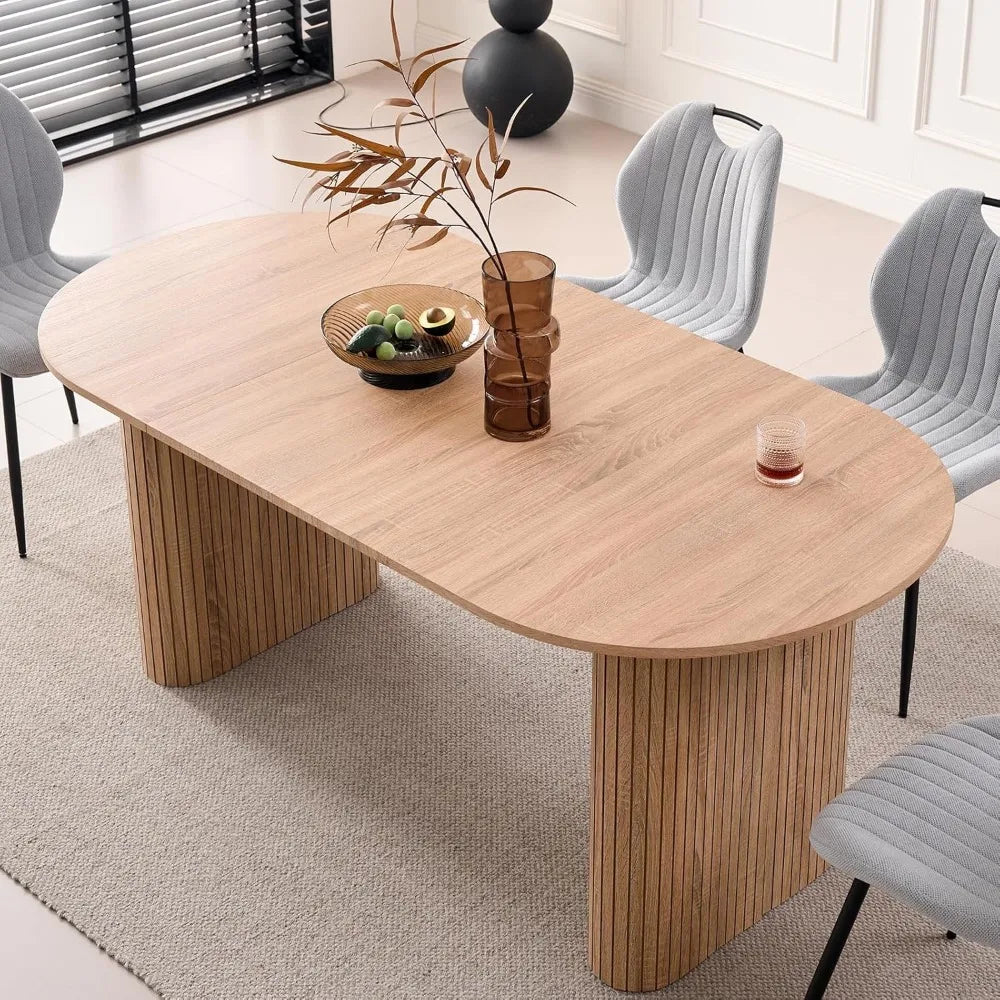 Oval Dinner Table (Only Table),