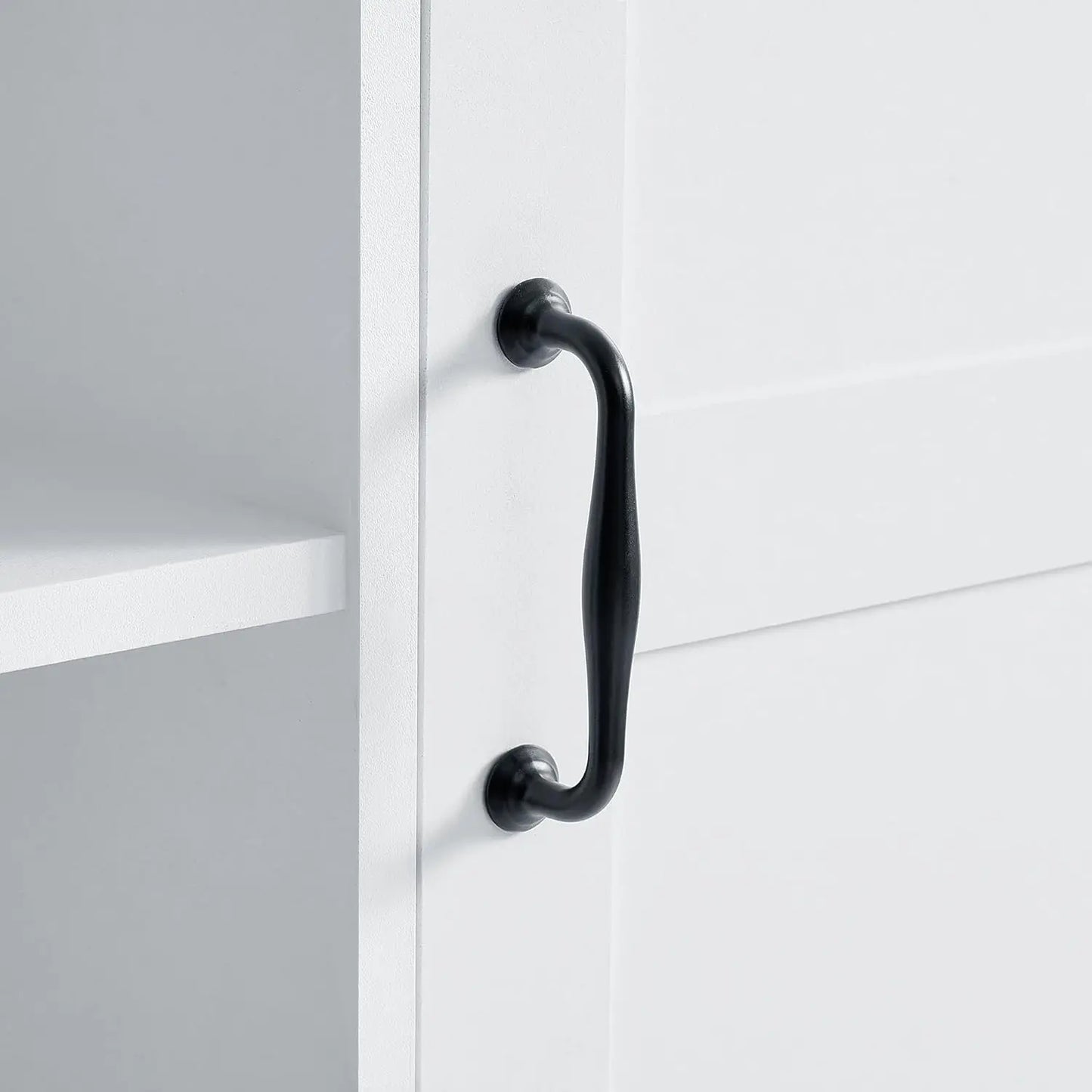 Freestanding Hamper Door Adjustable Shelves