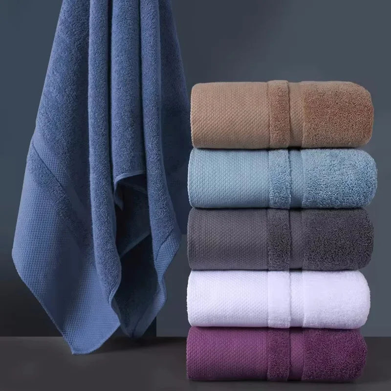 Solid Color Cotton Towels