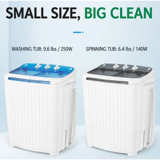 Portable Washing Machine with Twin Tub Design