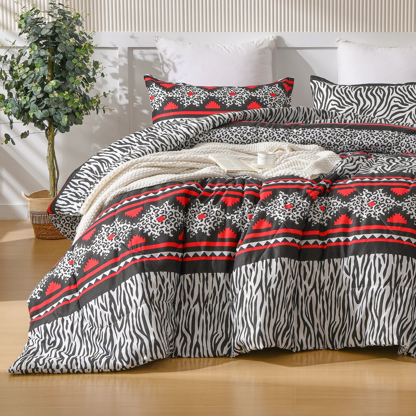 Breathable Quilted Style Comforter Set - For All Season