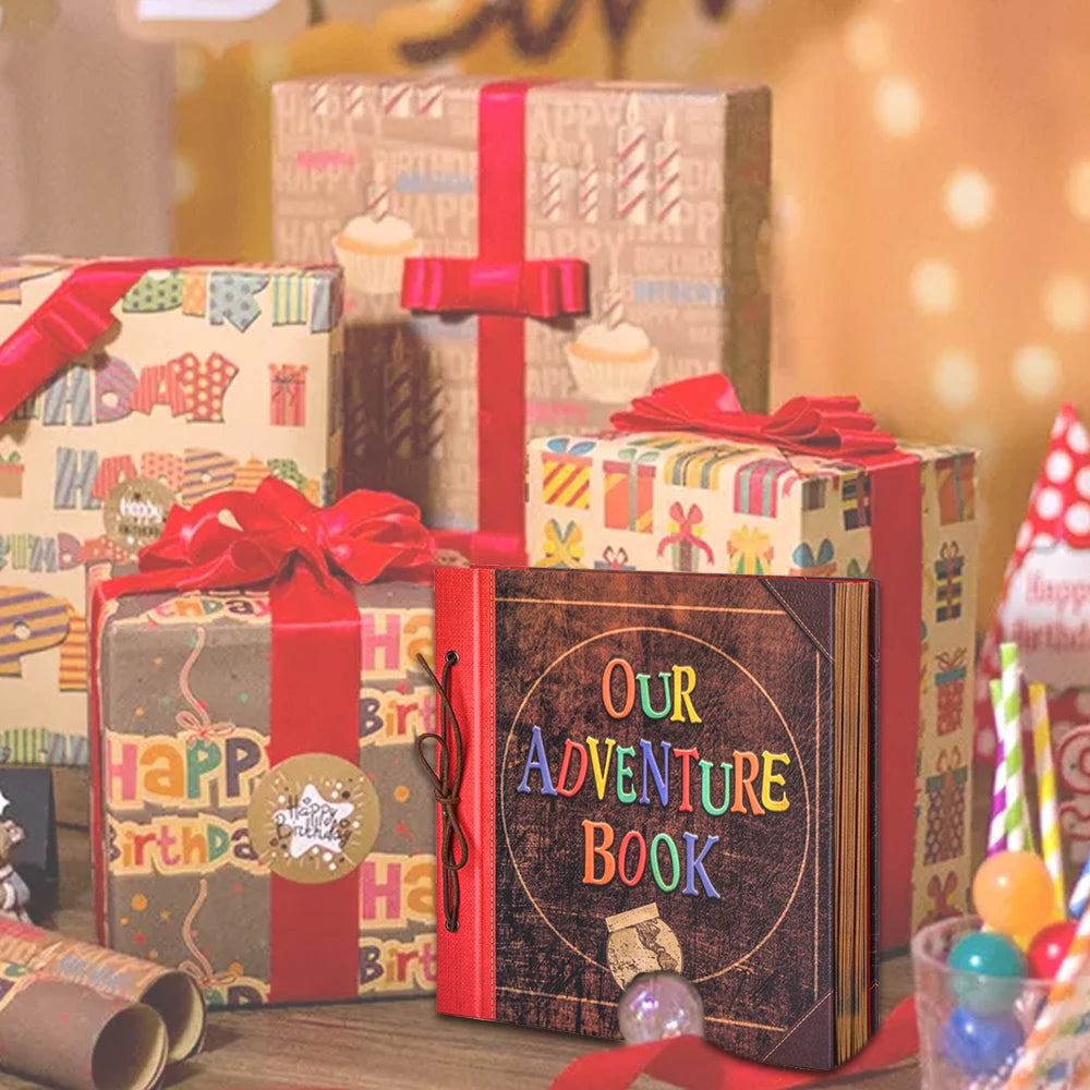 Vintage DIY Handmade Photo Album Scrapbook