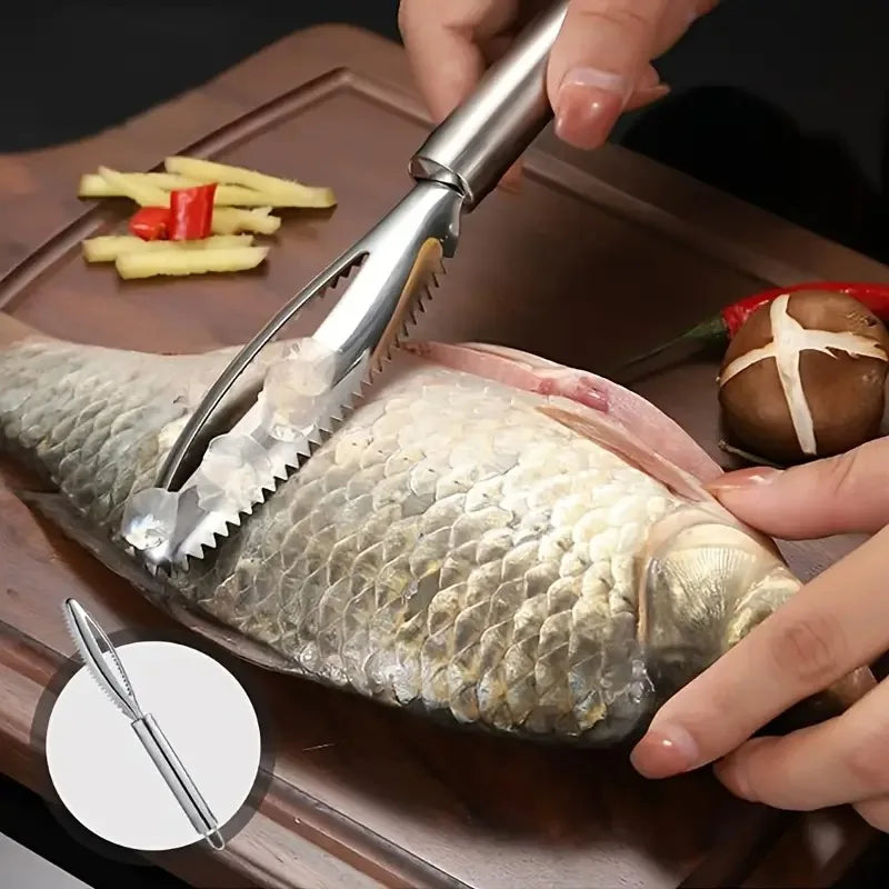 Pointed Fish Scaler, Removes Scales Quickly & Easily
