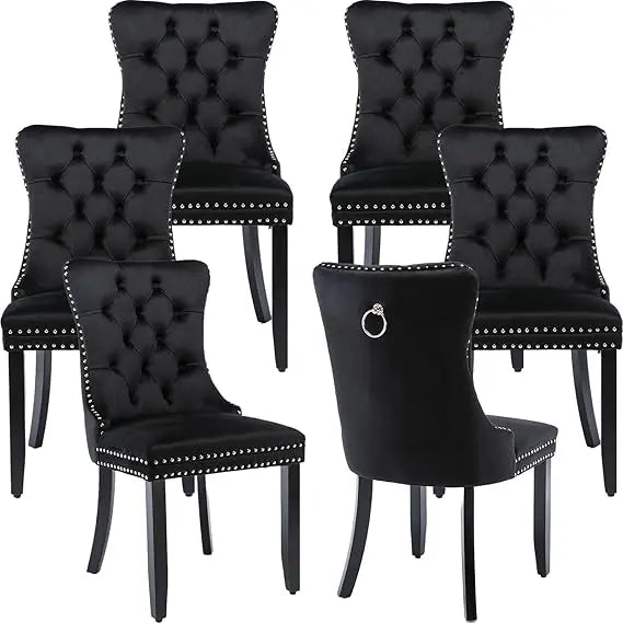 Velvet Dining Chairs Set