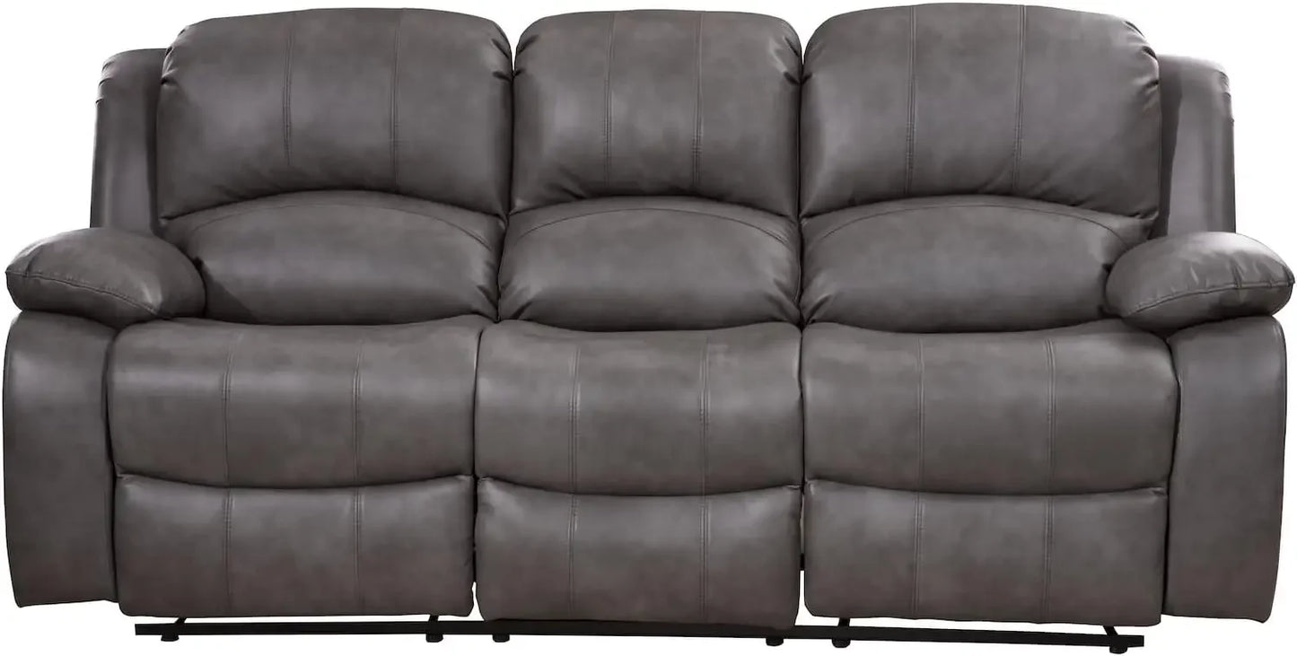 Leather Air Reclining Sofa