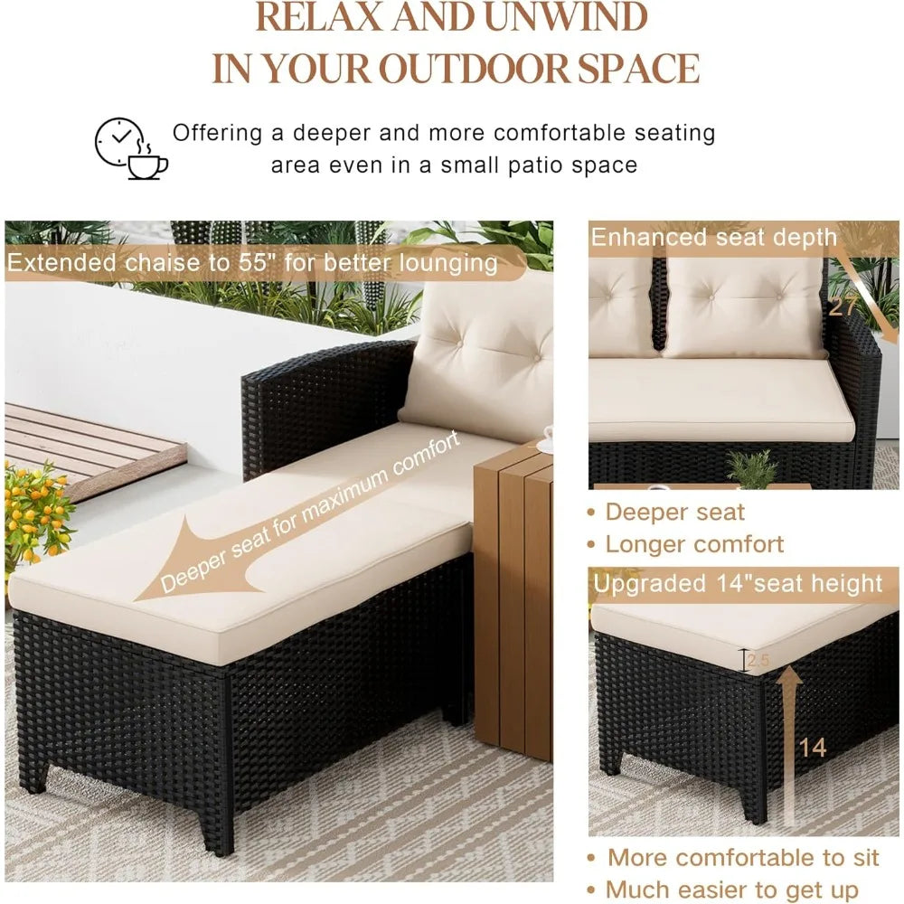 Outdoor Wicker Patio Furniture Sets