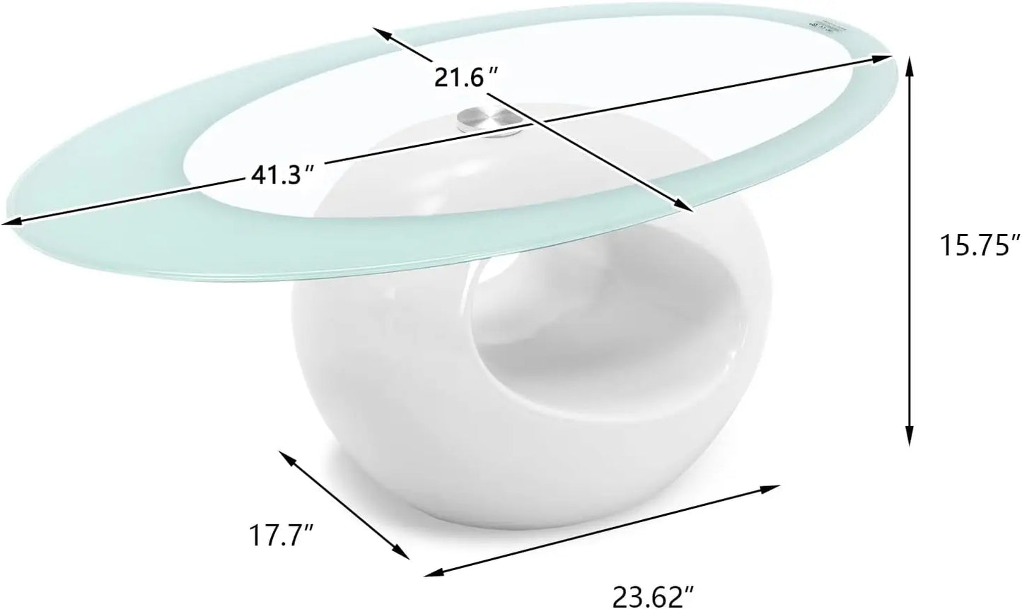 Contemporary Glass Coffee Table