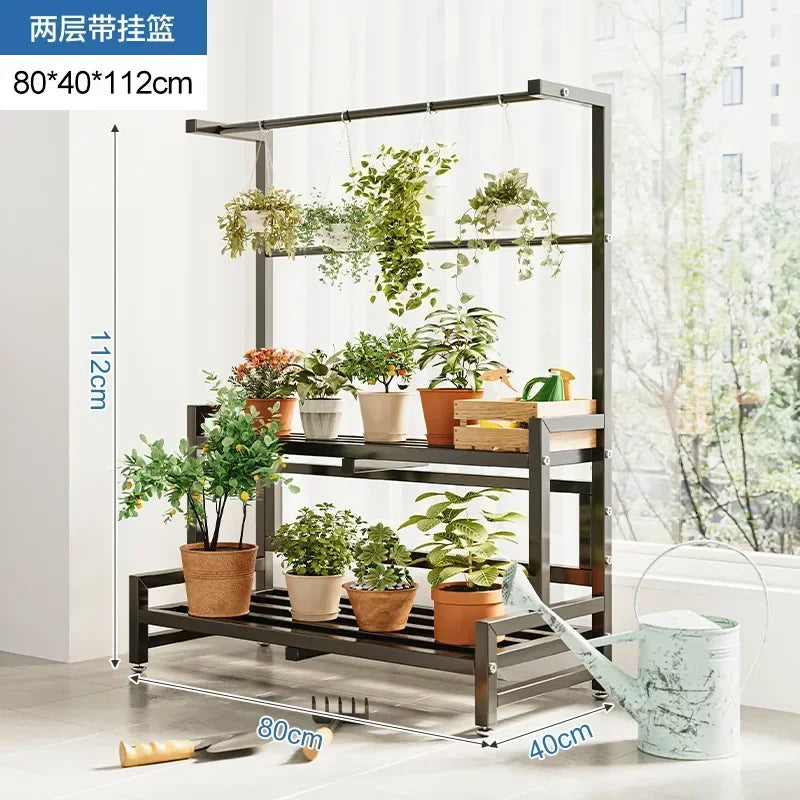 Universal Outdoor Metal Square Plant Rack