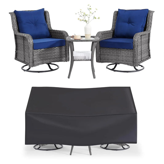 360 Swivel Patio Set  Garden Porch Backyard , Custom