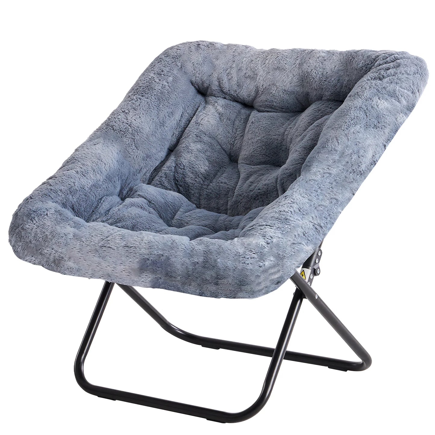 Large Size Cozy Soft Faux Fur Saucer Chairs