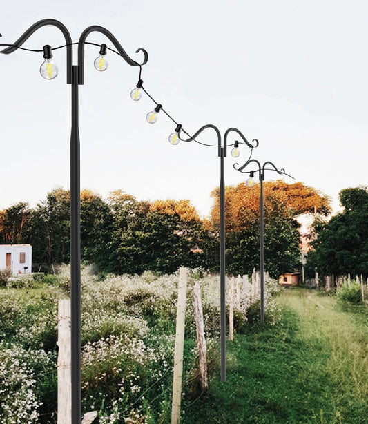 2 Pack Outdoor String Light Poles