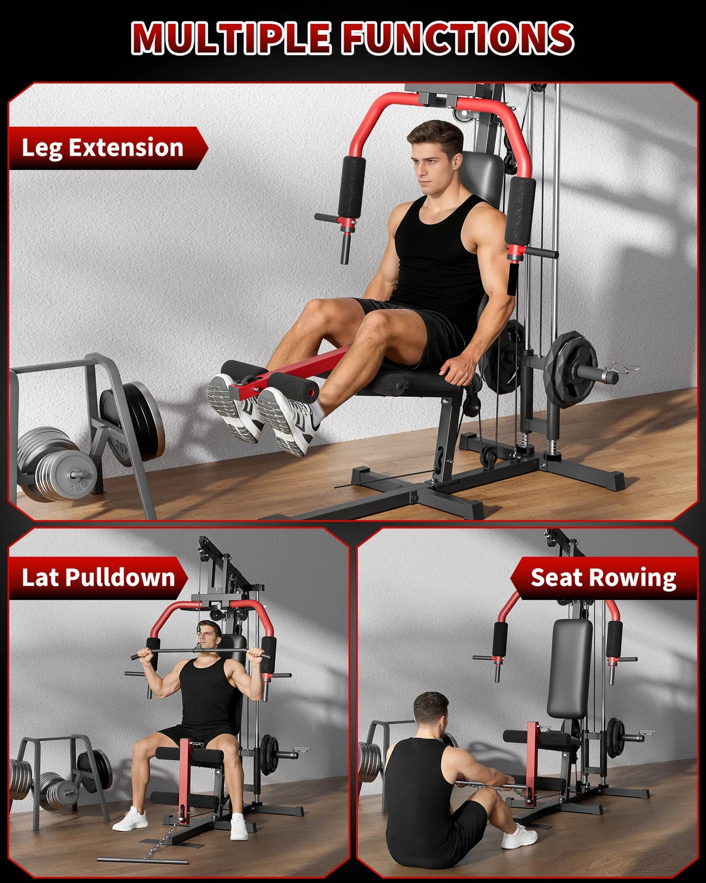 Multifunctional Equipment: Full Body Workout Machine