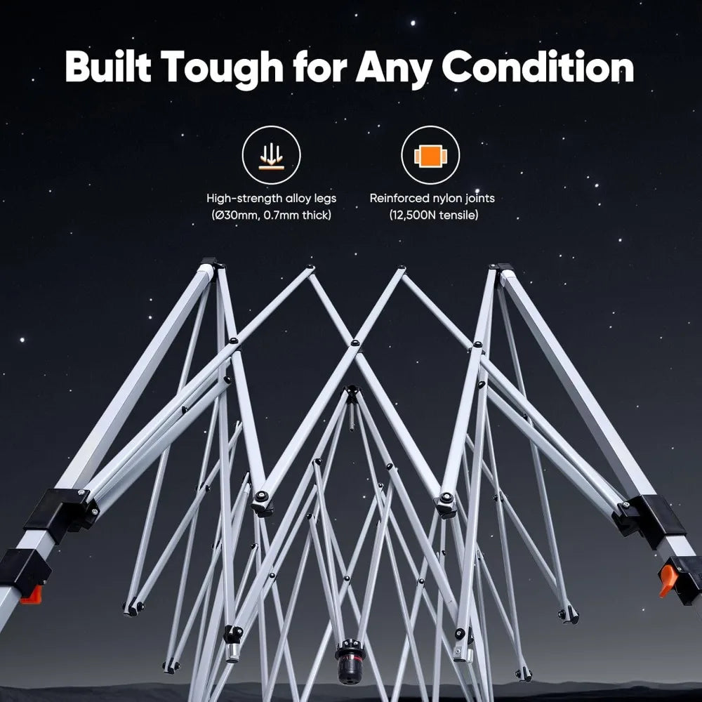 Privacy Pop up Canopy Tent with Sidewalls and Roll-up Ventilated Windows