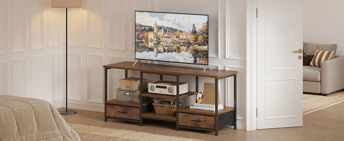Tv Stand For Up To 75 Inch TV Entertainment Center