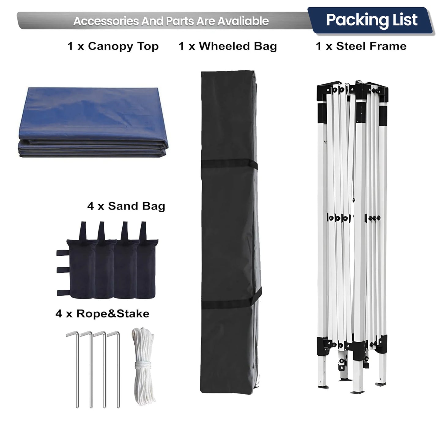 Easy to Set Up Canopy Tent - Instant Shade Tent