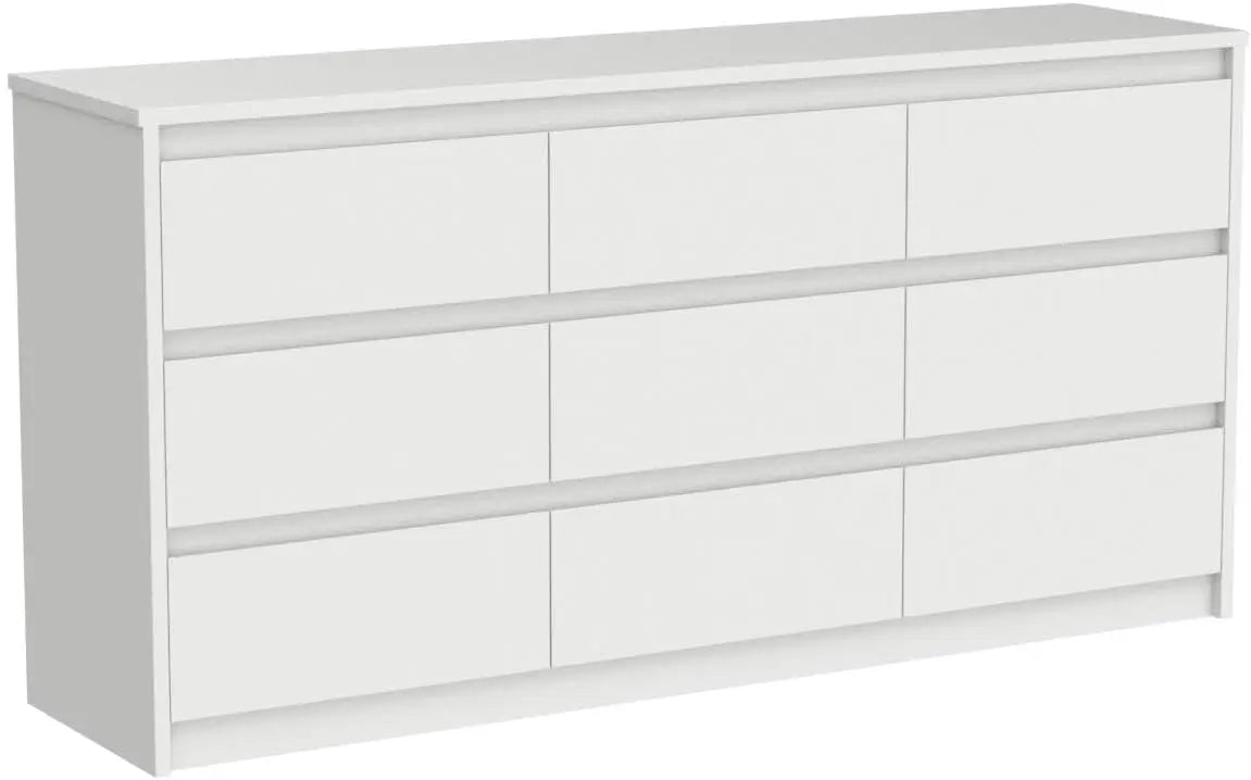 Large Floor Wood Dressers & Chest with Deep Drawers Handle Free