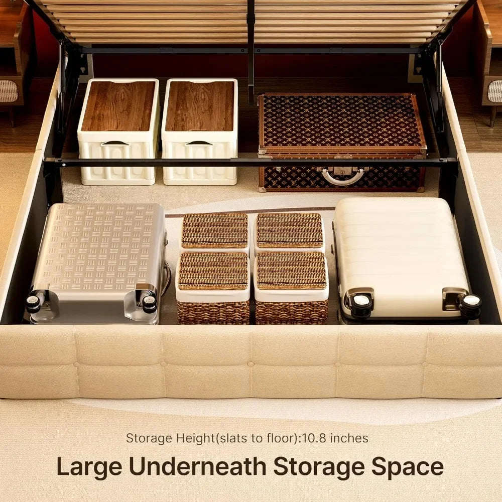 Lift Up Storage Bed with Storage