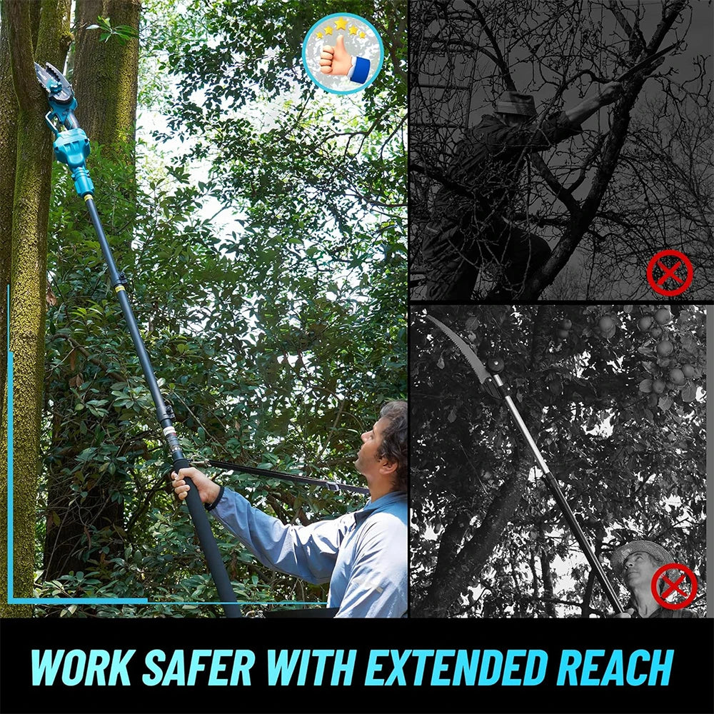 High Branch Saw Extension Pole Chainsaw Pruning Tools