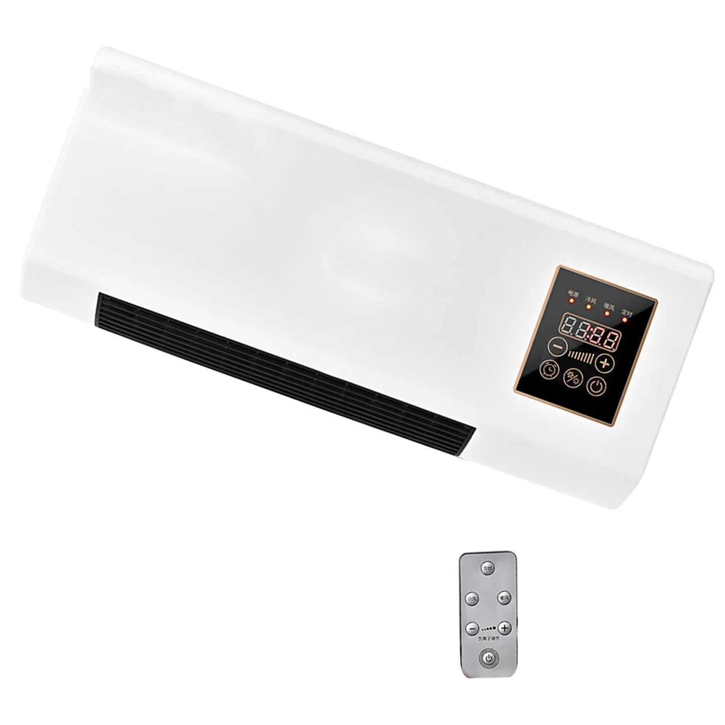 Nature Wind Hot Air Dual Use Wall Mounted Portable Heater with Remote Control