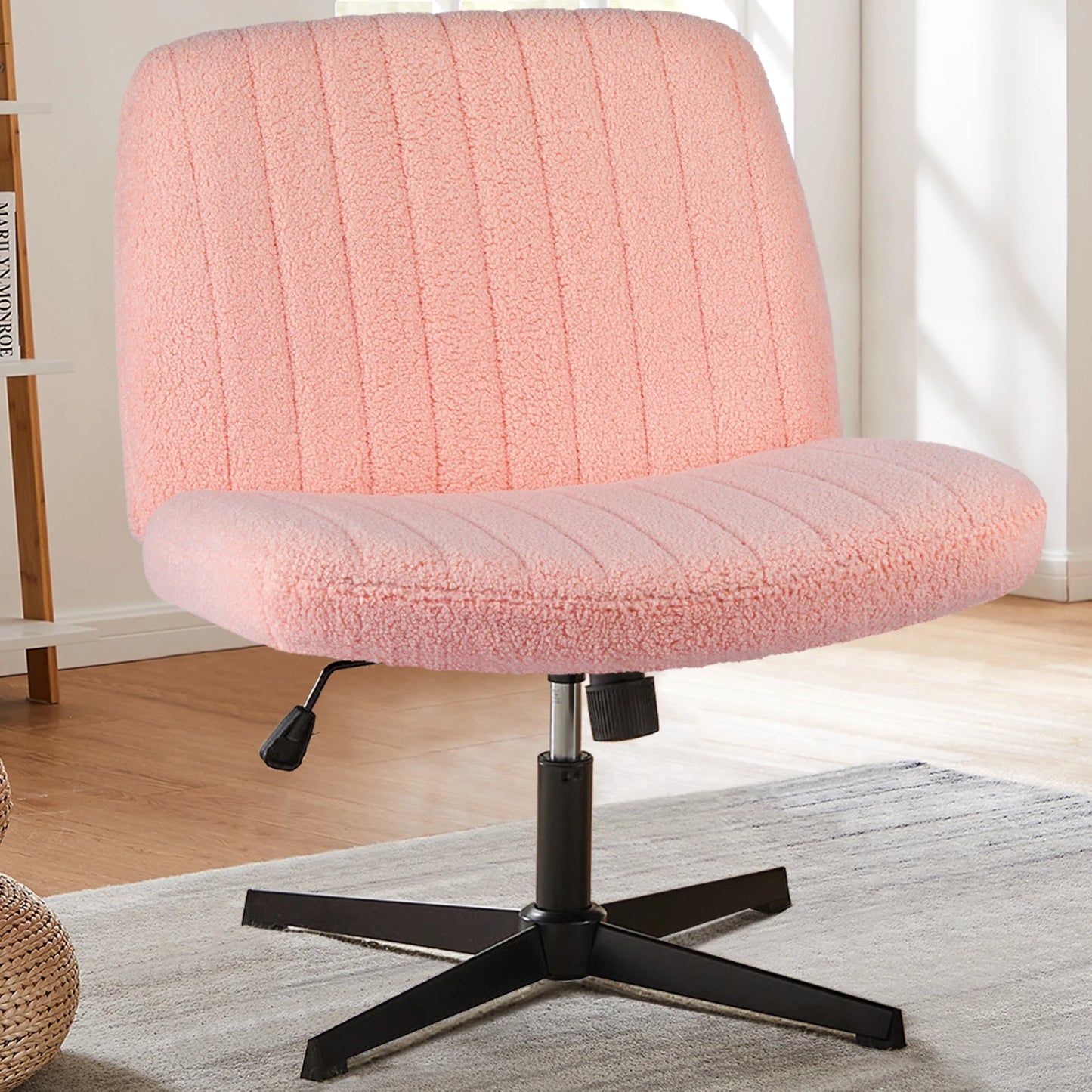 Cross Legged Rocking Chair Armless Wide