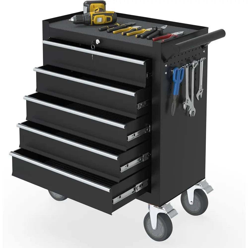 Portable Rolling Tool Chest with Wheels