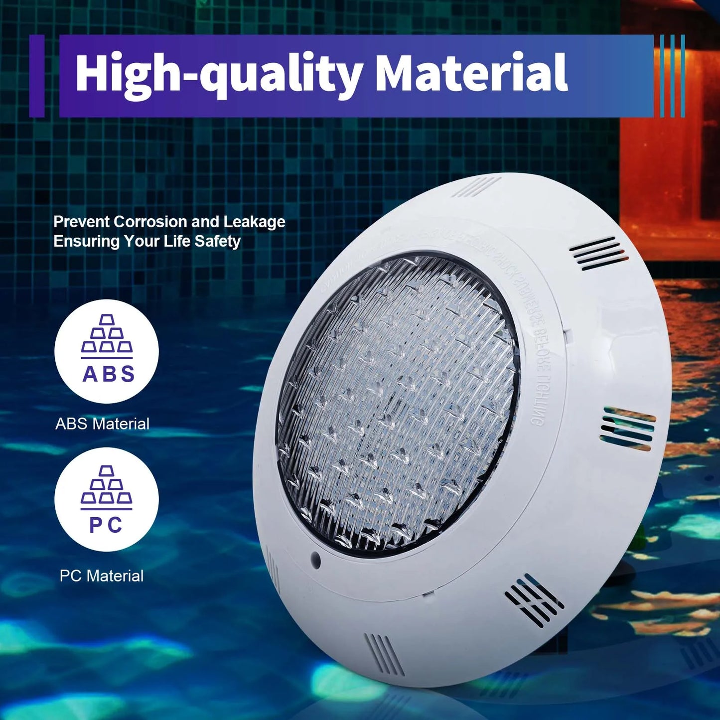 LED Pool Light Waterproof Swimming Underwater Lamp