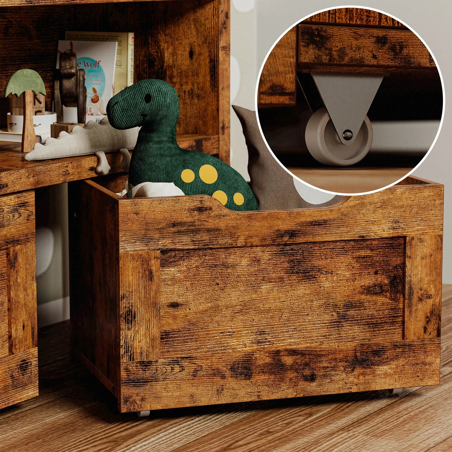 Toy Storage Organizer with Drawers