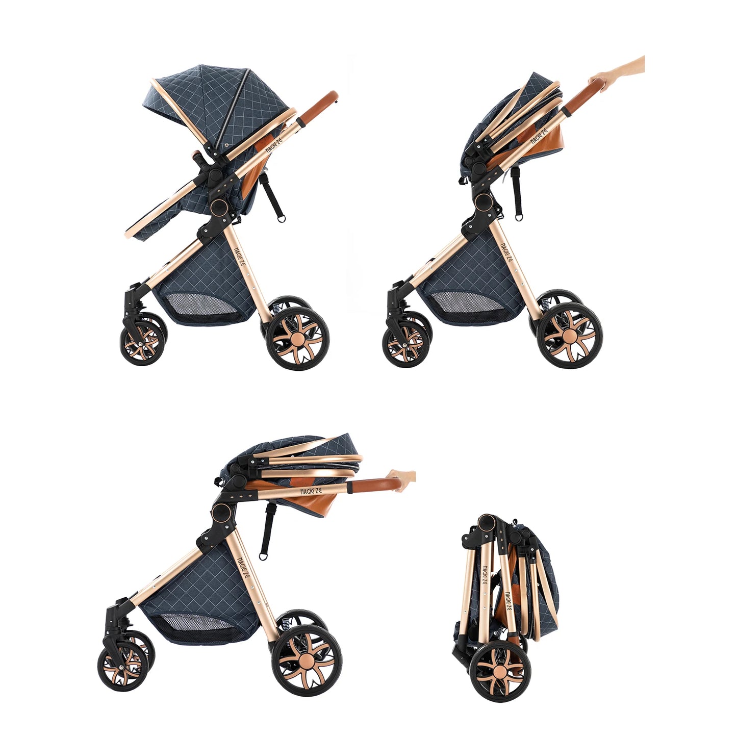 High Landscape 3 in 1 Baby Stroller