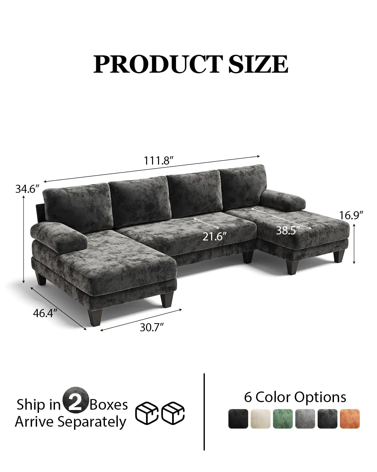 U-Shaped Sectional Couches