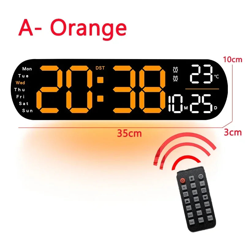 Decoration Remote Control Clock