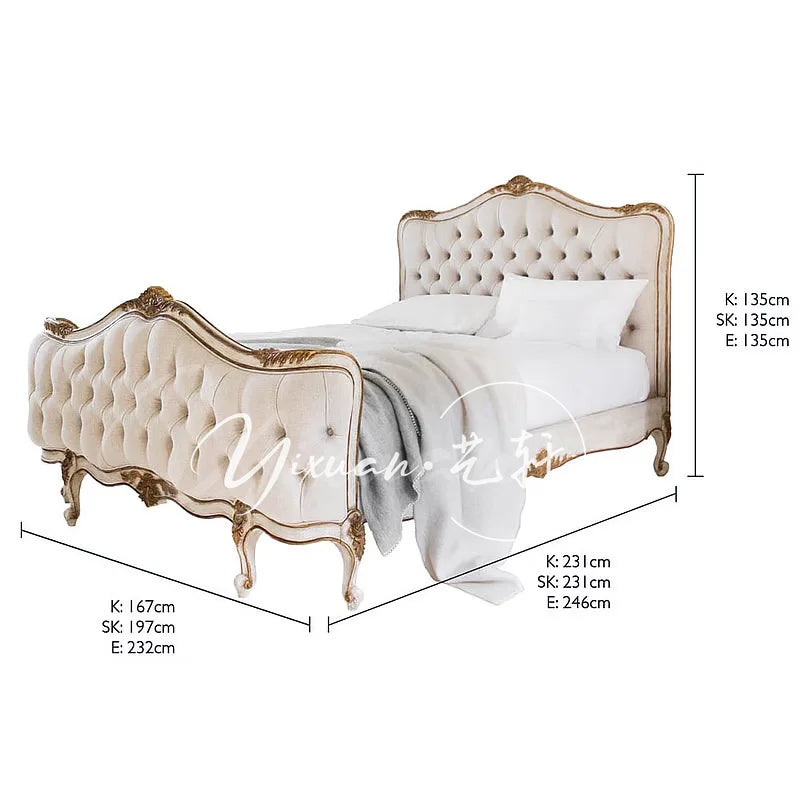 French Court Style Luxury Master Princess Bed