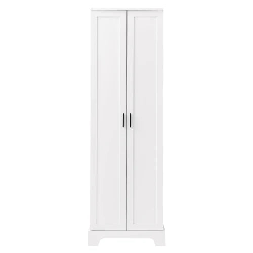 Tall Metal Kitchen Freestanding Storage with 5 Adjustable Shelves for Pantry