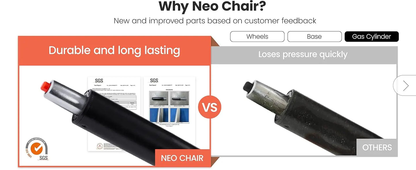 Mesh Gaming Office Chair Mid Back Lumbar Support