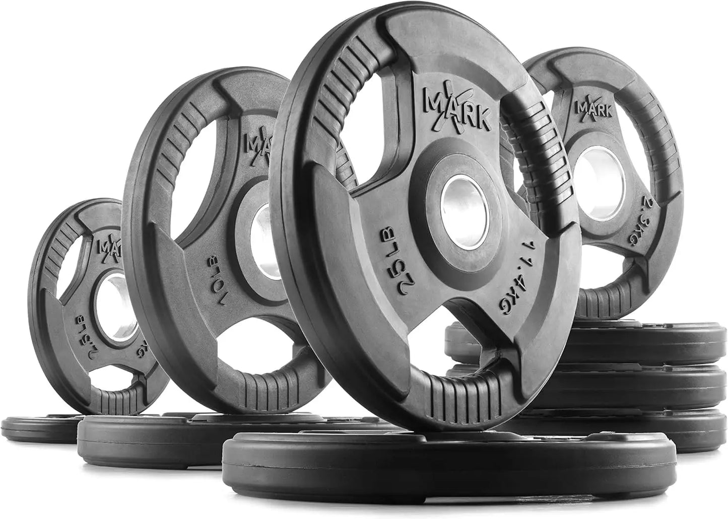 Rubber Coated Exercise Weights for Barbell