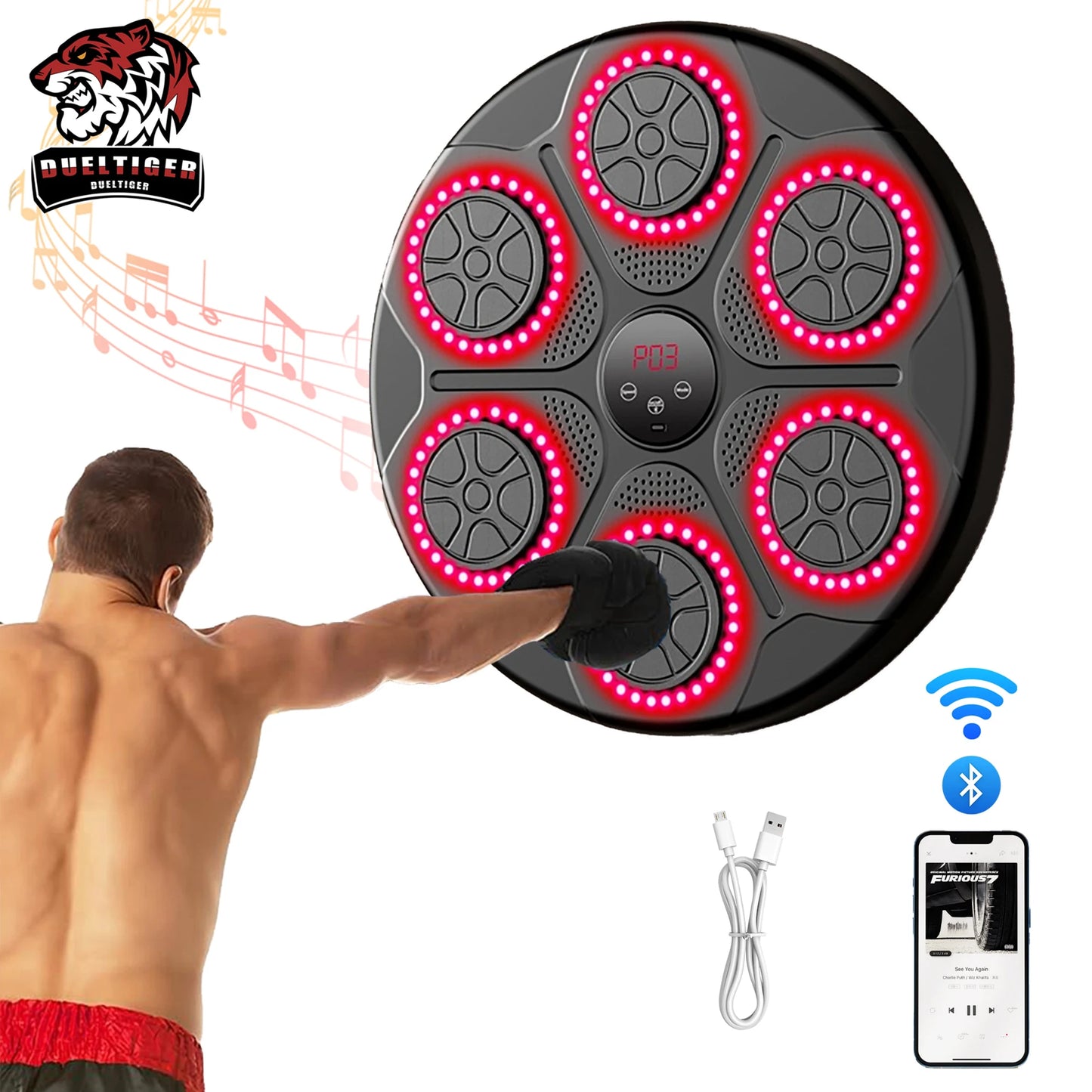 Boxing Machine Smart Bluetooth Wall Mounted