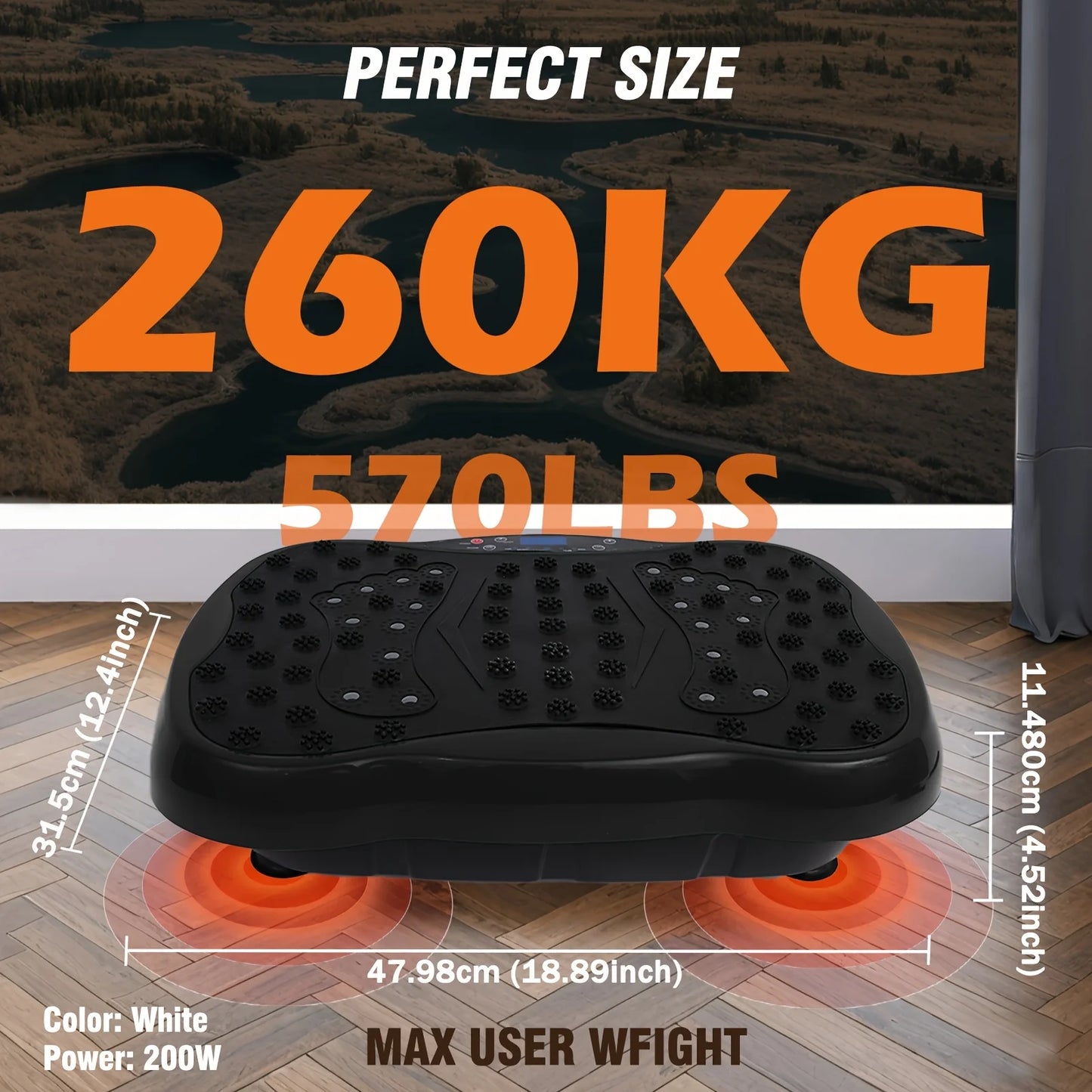 Magnetic Vibration Plate Exercise Machine