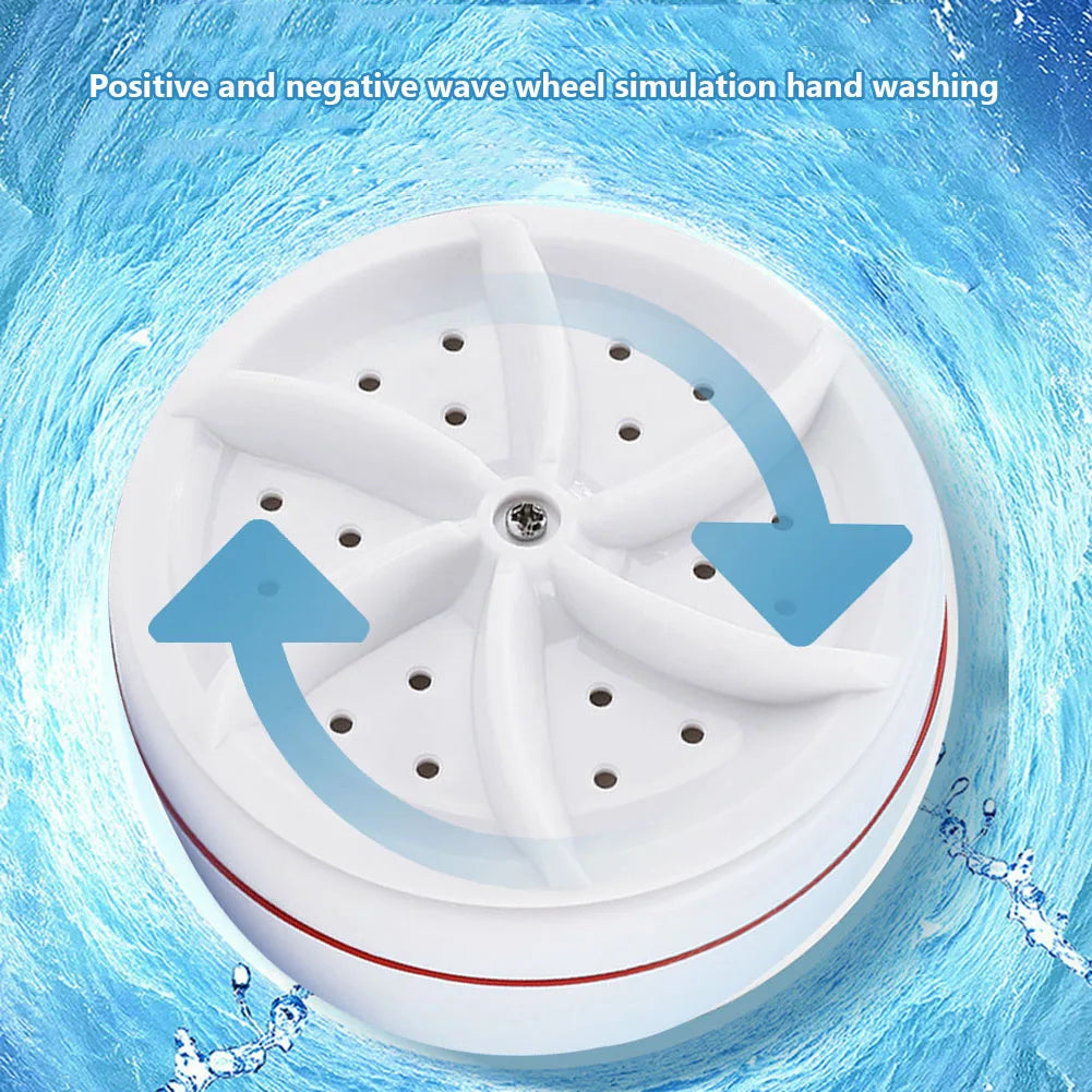 Ultrasound Turbo Washer Multifunctional Cleaning Low Noise for Socks and Underwear