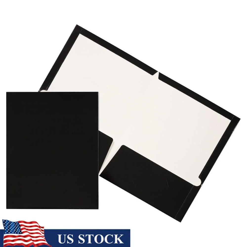 Laminated Glossy Two Pocket Folders