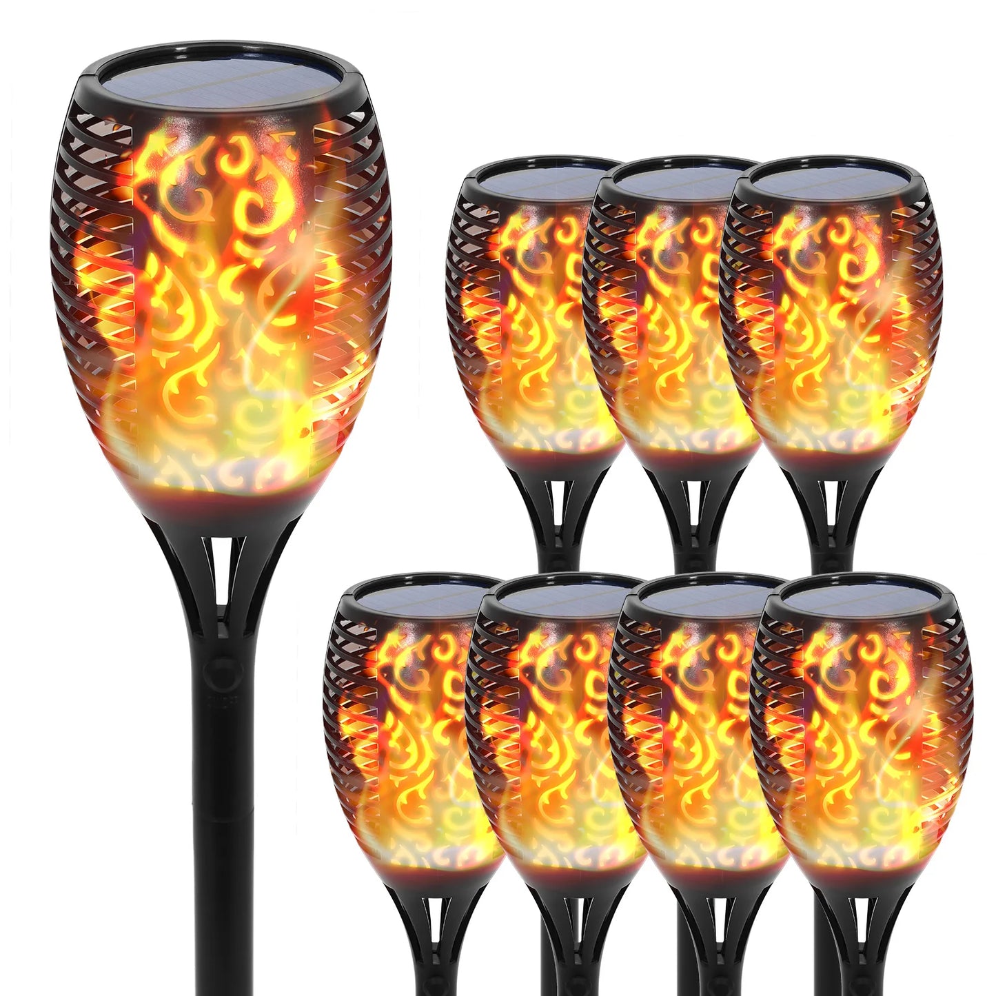 Solar Flame Torch Lights Outdoor LED - Waterproof