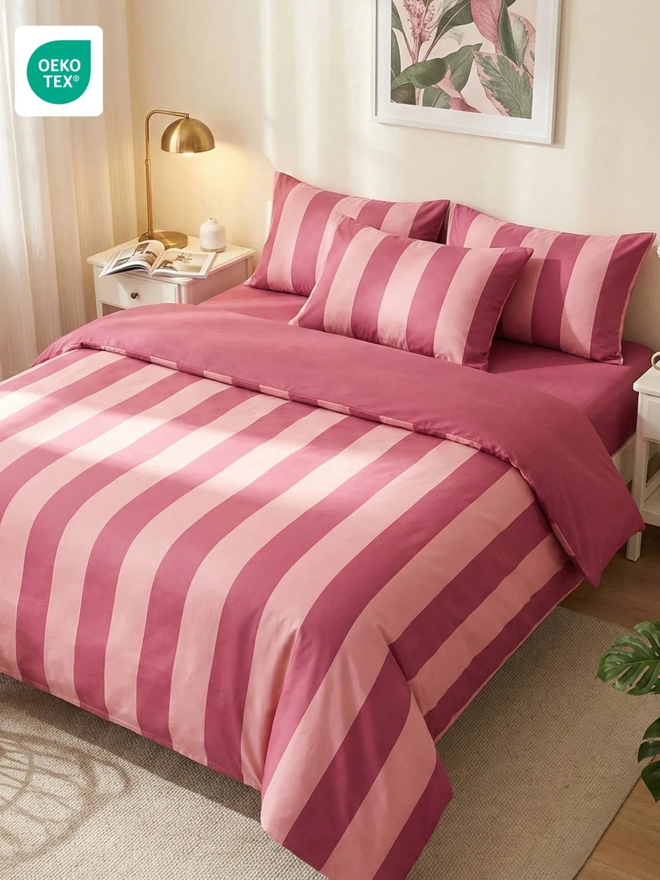Striped Bedding Set