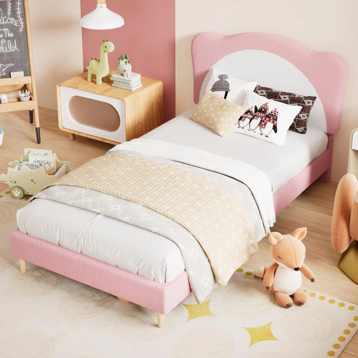 Upholstered Platform Bed Frame